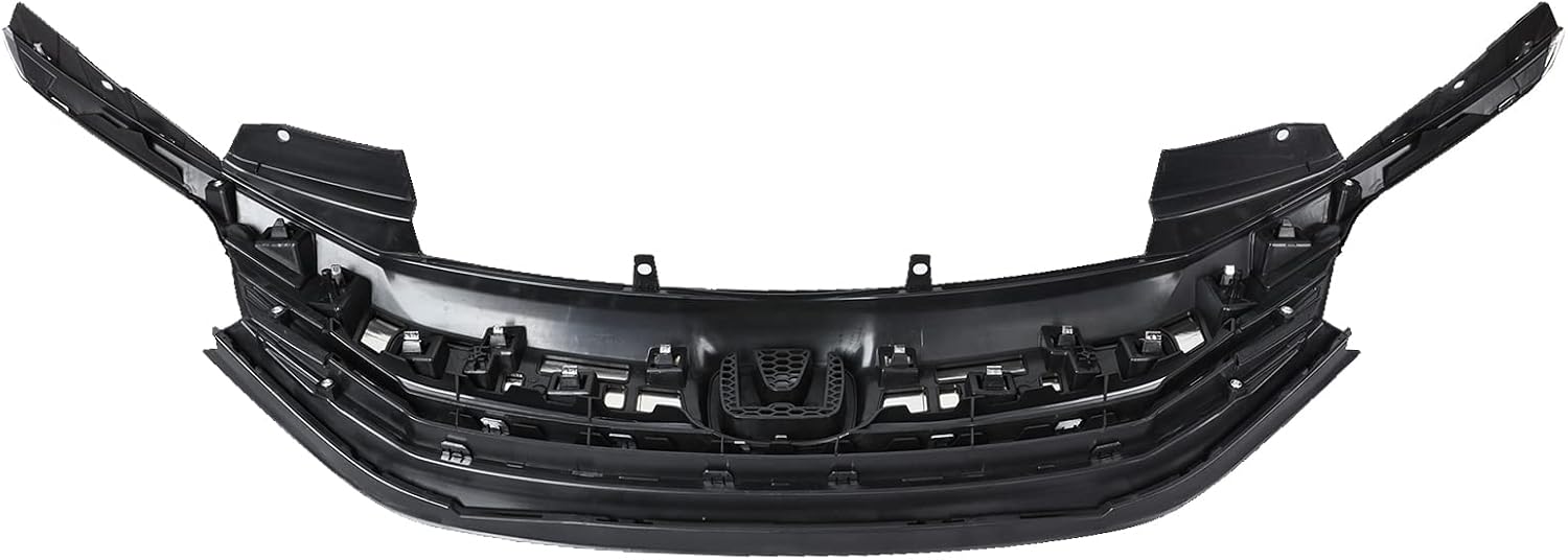 PENSUN Front Grill ABS Front Bumper Upper Grille Fit for 2016 2017 Honda Accord 4 Door Chrome