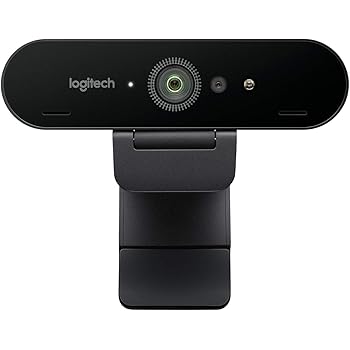 Logitech Brio Ultra HD Pro Webcam, 1080p/60fps Hyper-Fast Streaming, Wide Adjustable Field of View, 5X Zoom, Works with Skype, WebEx, Cisco Jabber, Zoom, Windows Hello, PC/Mac/Laptop/Chrome - Black