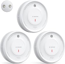 X-Sense Wi-Fi Smoke Detector, XS0D-MR, 3 Pack | Fire alarm, Battery up to 10 years, Replaceable battery, SBS50 base station required, Magnetic mount