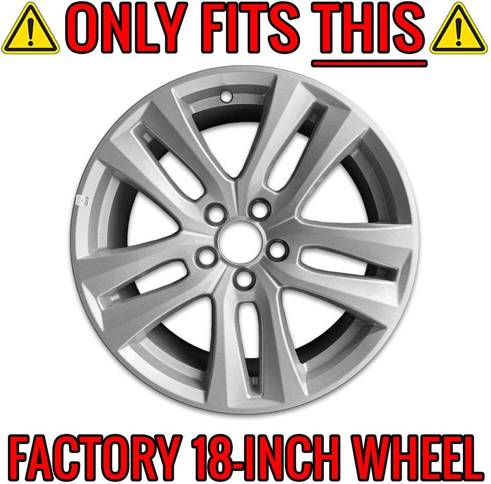 Auto Reflections Set of 4 18" 5 V Spoke Wheel Skins for Ford Explorer 2018-2019 - Chrome