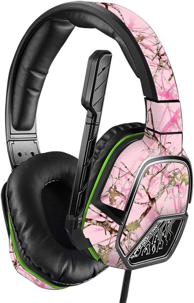 MightySkins Skin Compatible with PDP Xbox One Afterglow LVL 3 Headset - Conceal Pink | Protective, Durable, and Unique Vinyl wrap Cover | Easy to Apply, Remove, and Change Styles | Made in The USA