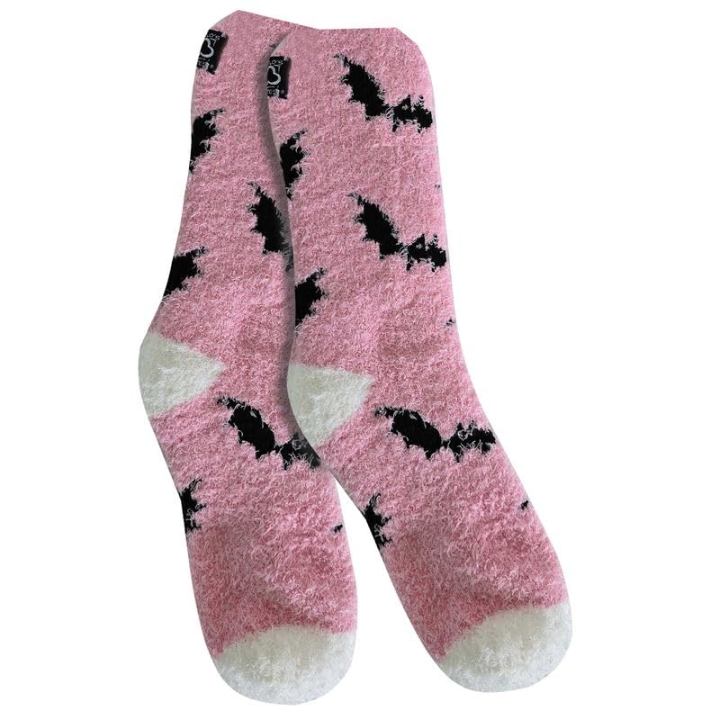 Image of World's Softest Cozy Collection Crew Socks - Smooth Multi Colors Cozy Socks - Knit Top Holiday Spirit Fashion Socks