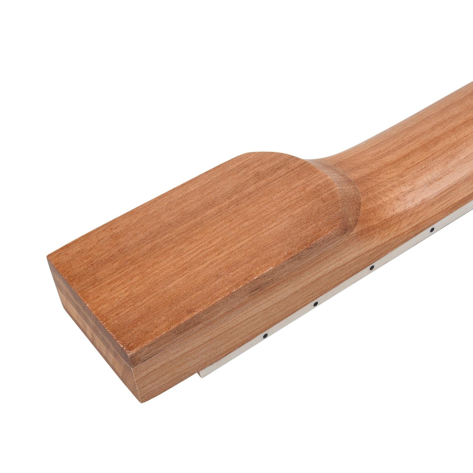 Generic Elektrische Gitarrenhals Mahagoni Rosewood Griffbrett Gitarrenhals Körper Leer 22 Bund Zubehör mit Natürlicher Oberfläche Und Einlage für Musik
