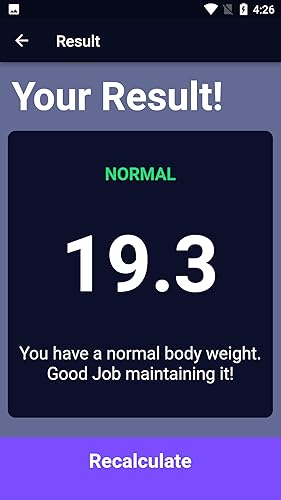 Simple BMI Caculator