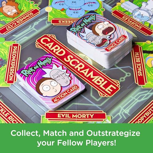 AQUARIUS Rick & Morty Card Scramble Board Game - Fun Family Party Game for Kids, Teens & Adults - Entertaining Game Night Gift - Officially Licensed Rick & Morty Merchandise - Image 4