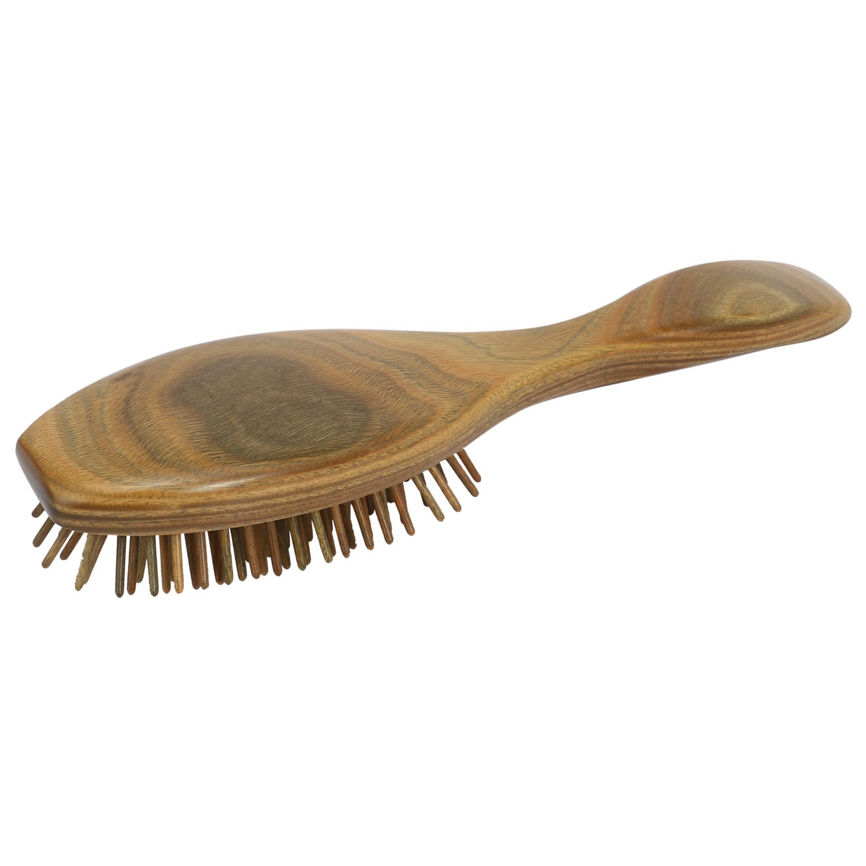 3X Cepillo para el Pelo de Sándalo Peine de Pelo de Masaje de Desenredado Natural Hecho una Mano de Madera con Caja de Regalo
