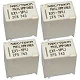 Relay EX1-1F1J (Set of 4), EX1-1F1J 2F5 743 DIP-5, 30A 12VDC 5Pins - Reliable Solution for TIPM Fuel Pump Relay, Replace EX1-2U1S, EX1-2U1, EX1-2U1L