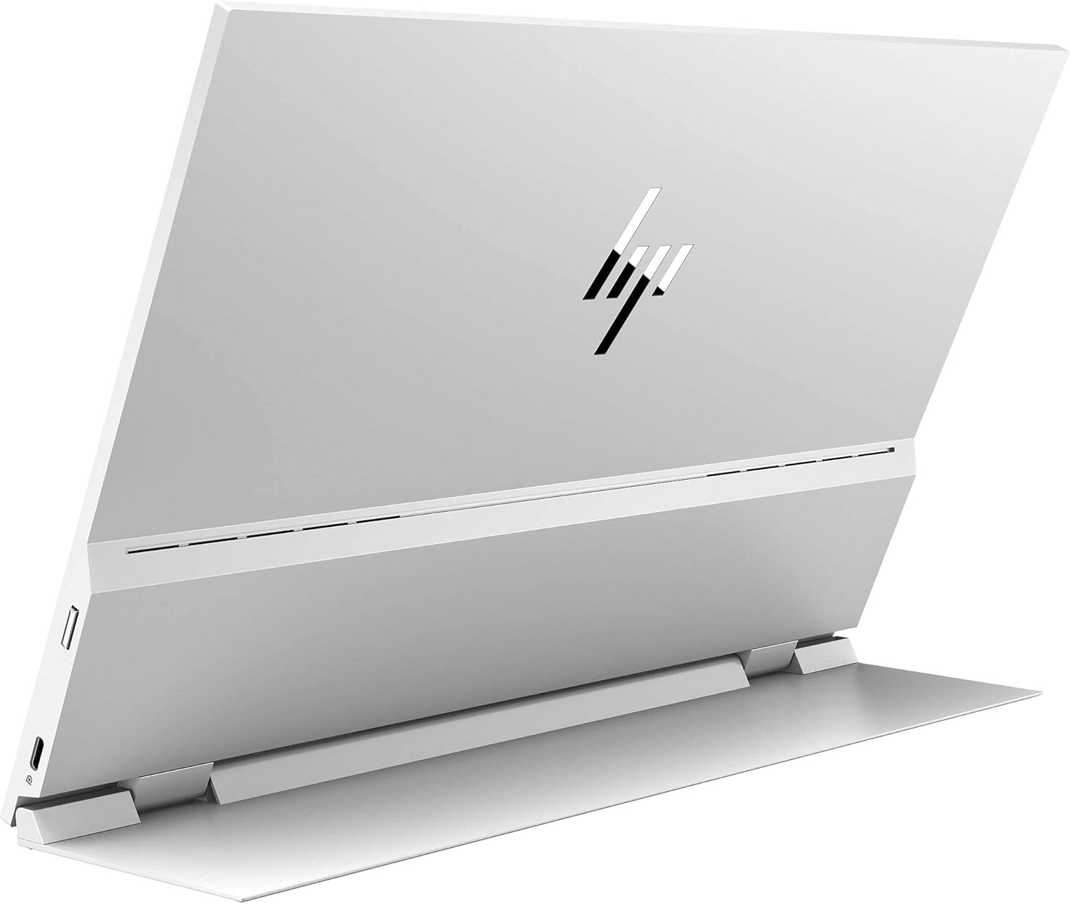 HP E14 G4 Portable Monitor 14 Inch Full HD IPS Panel 60Hz 5ms 400nits Low Blue Light Mode Anti-Glare USB Type-C for Laptop PC, Natural Silver 1B065AA (Renewed)
