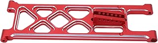 Wheelie Bar Truss, Aluminium Alloy Front Rear Suspension Arms Race Wheelie Bar Set RC Wheelie Bar Truss 2 Colors for LOSI 1/10 22S 2WD Drag Car (Red)