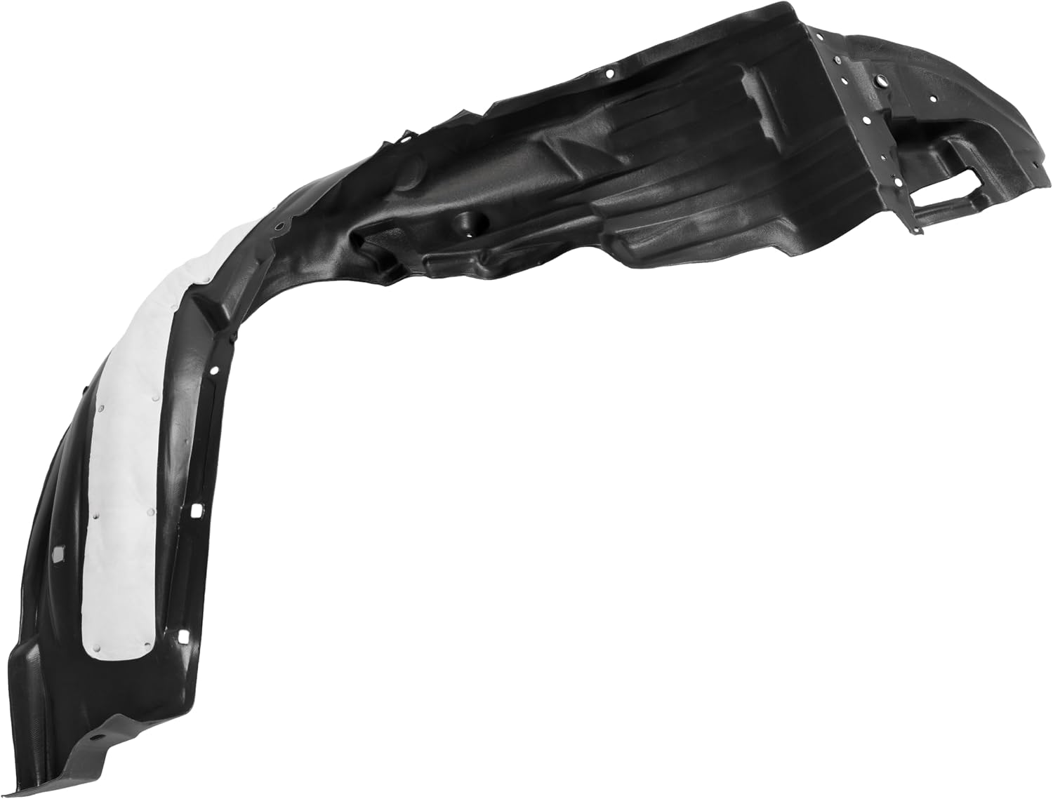 ECOTRIC Front Right Fender Liner Compatible with 2017-2019 Toyota Corolla W/Insulation Foam Replacement for 5387502610 TO1249210 Inner Wheel Liner Splash Passenger Side