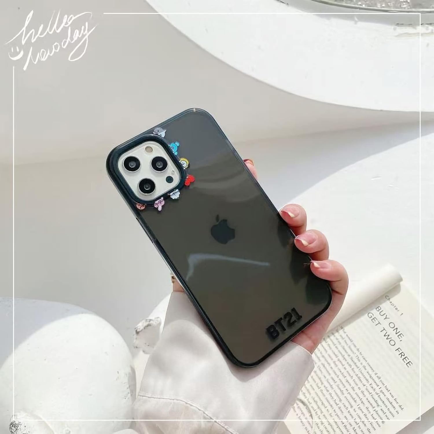 Bts キャラクター Iphone7plus スマホケース Ins風 おしゃれ 韓国 人気 かわいい 防弾少年団 レンズデザイン 耐衝撃 アイフォンケース8plus 創意 Iphone8plus スリム軽量 スマホカバー