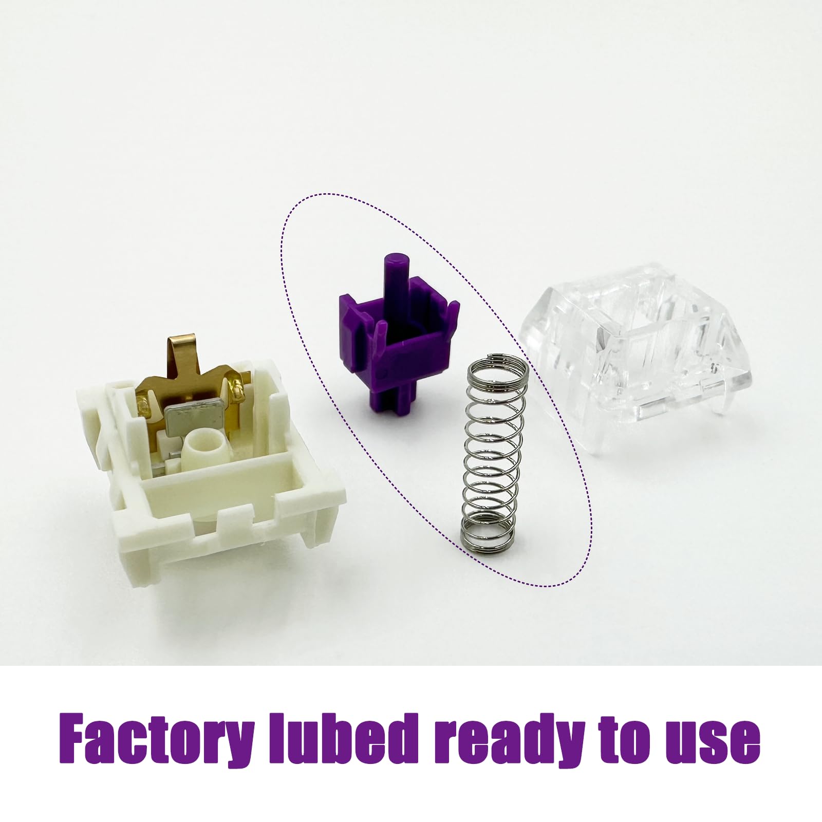 Amazon.co.jp: Zjmehty Kailh Pro パープルスイッチ メカニカル