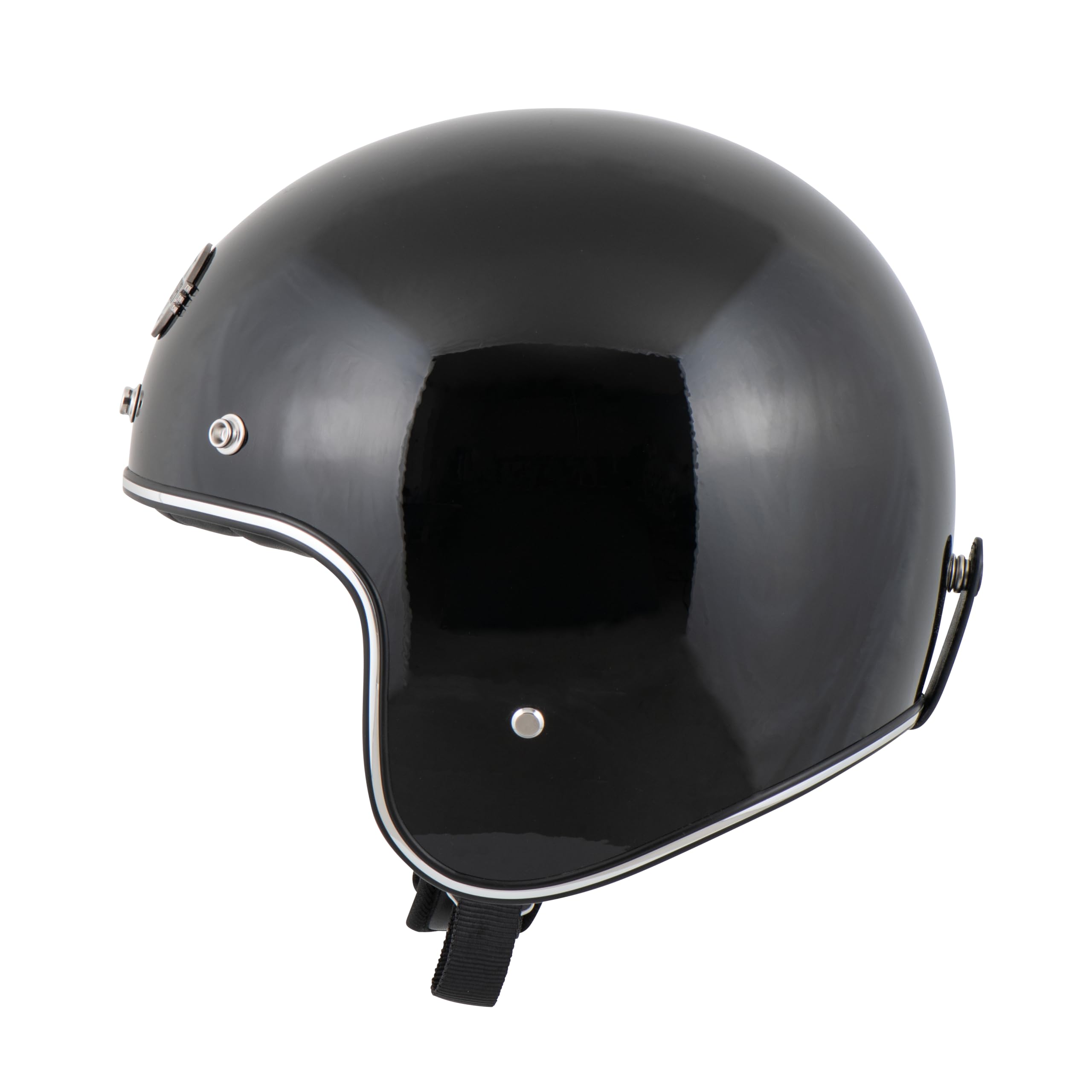 Jet 2 Evo Jethelm ohne Visier, ECE Zertifiziert - Maximale Verkehrssicherheit, Robuster & Komfortabler Motorradhelm, Idealer Roller Helm & Vespa Helm, Doppel-D Verschluss, Klares Visier, S-XXL