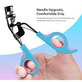 Kaasage Eyelash Curler with Pads, Lash Curler with 5 Extra Silicone Replacement Pads, Achieve Perfect Curls in 5 Seconds