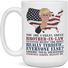 Trump Brother-In-Law Personalized Christmas Mug, 15-Ounce White