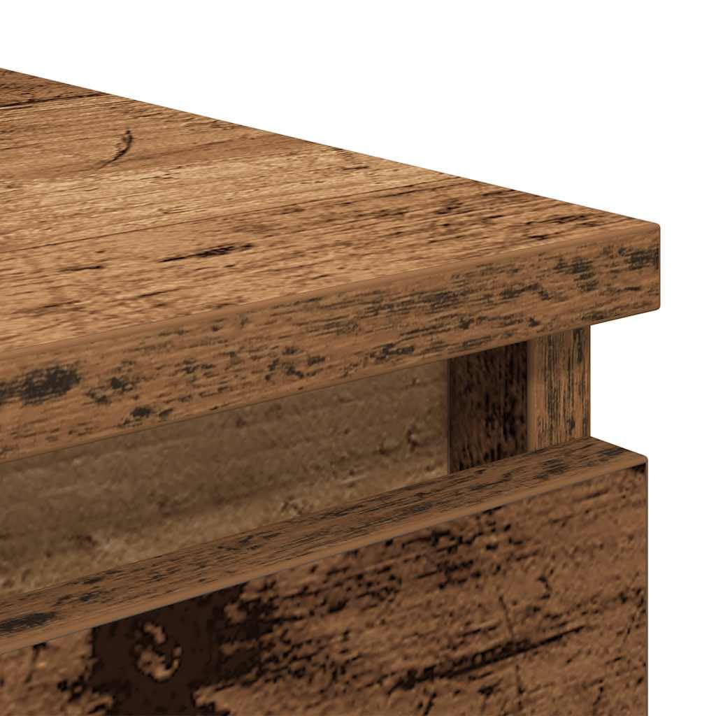 vidaXL Credenza con Cassetti Legno Antico 37,5x35x99 cm in Truciolato, armadietto, Armadio credenza, Armadio corridoio, Armadio Buffet, Armadio Cucina