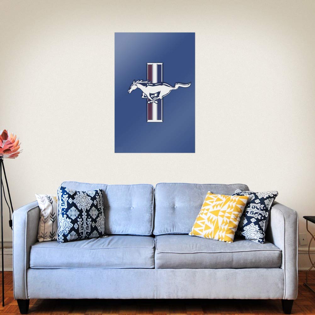 Amazon.com: GRAPHICS & MORE Ford Mustang Logo Home Business Office