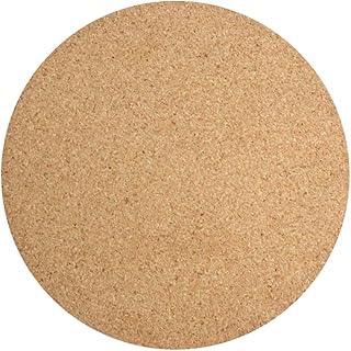 SHOWERORO 丸型コルクボード 直径12インチ 自然素材 壁掛けピンボード メモ掲示板 写真メッセージボード オフィスや家庭用