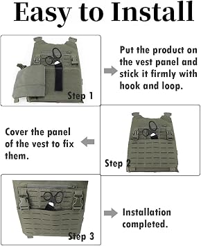 3Pcs Hook&Loop Sport Tactical Medical Scissor Cover, Shear Pouch Hand Tools Holder for Tactical Equipment (No Scissor)