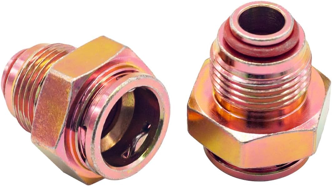 Engine Coolant Radiator Line Quick Connector/Radiator Transmission Line Fittings Compatible with 2006-2014 Escalade Tahoe Sierra 1500 Silverado 1500 Suburban 1500 Yukon XL 1500（0026）