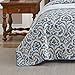 Tommy Bahama - Queen Quilt Set, Reversible Cotton Bedding with Matching Sham, Super Soft Bedding Set (Cape Verde Smoke, Queen)