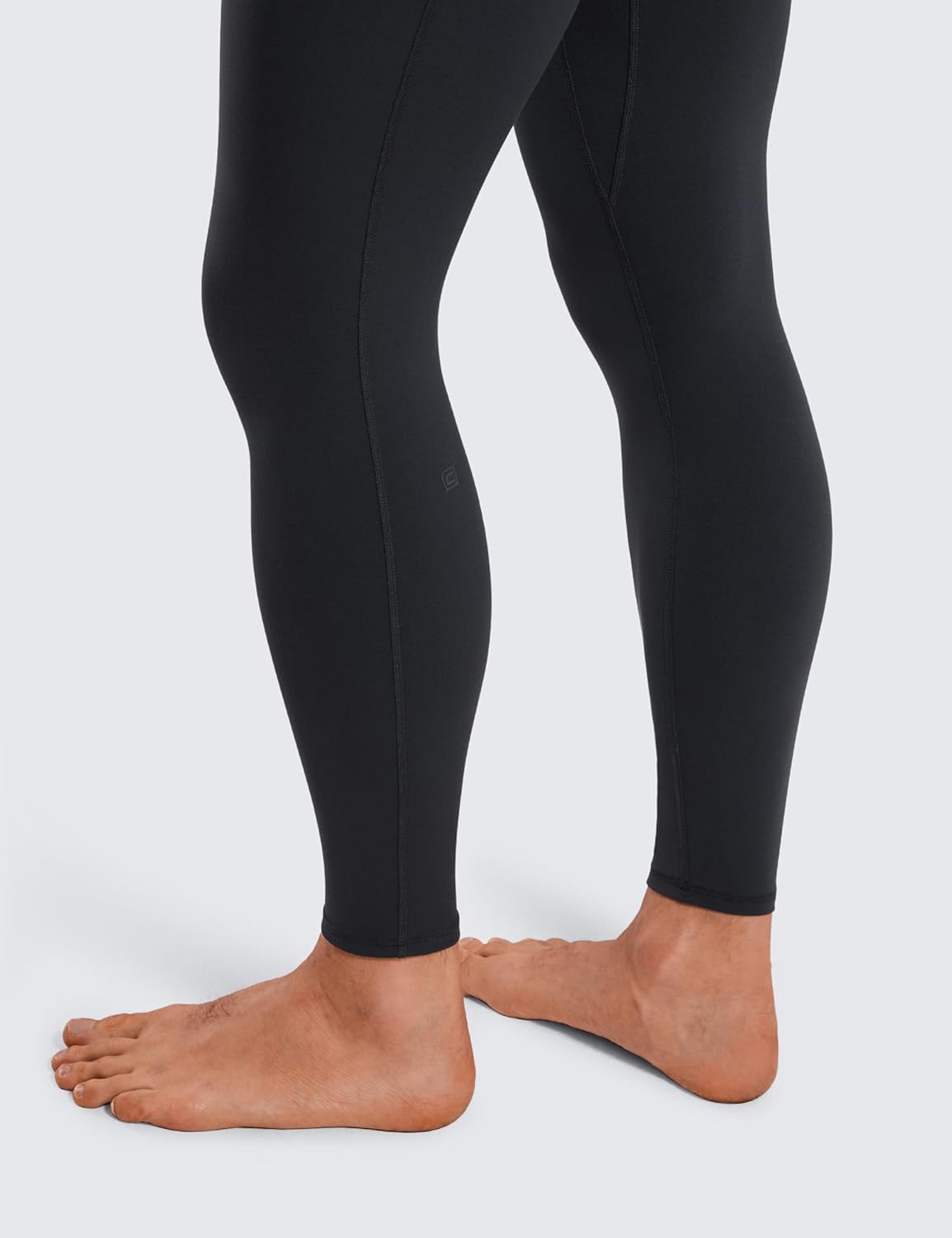 CRZ YOGA Butterluxe Mens Leggings with Pockets 27" Buttery Soft Yoga Pants Workout Running Tights