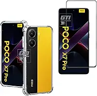 Kit Capa Anti Impacto e Película Para Xiaomi Poco X7 Pro