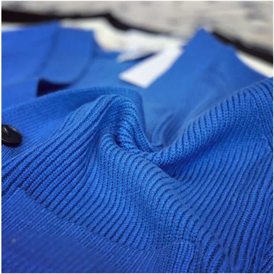 KEHAIOO Winter Knit Cardigan Sweater Mens Business Casual Sweatercoat Solid V-Neck Single Breasted Pocket Sweaters