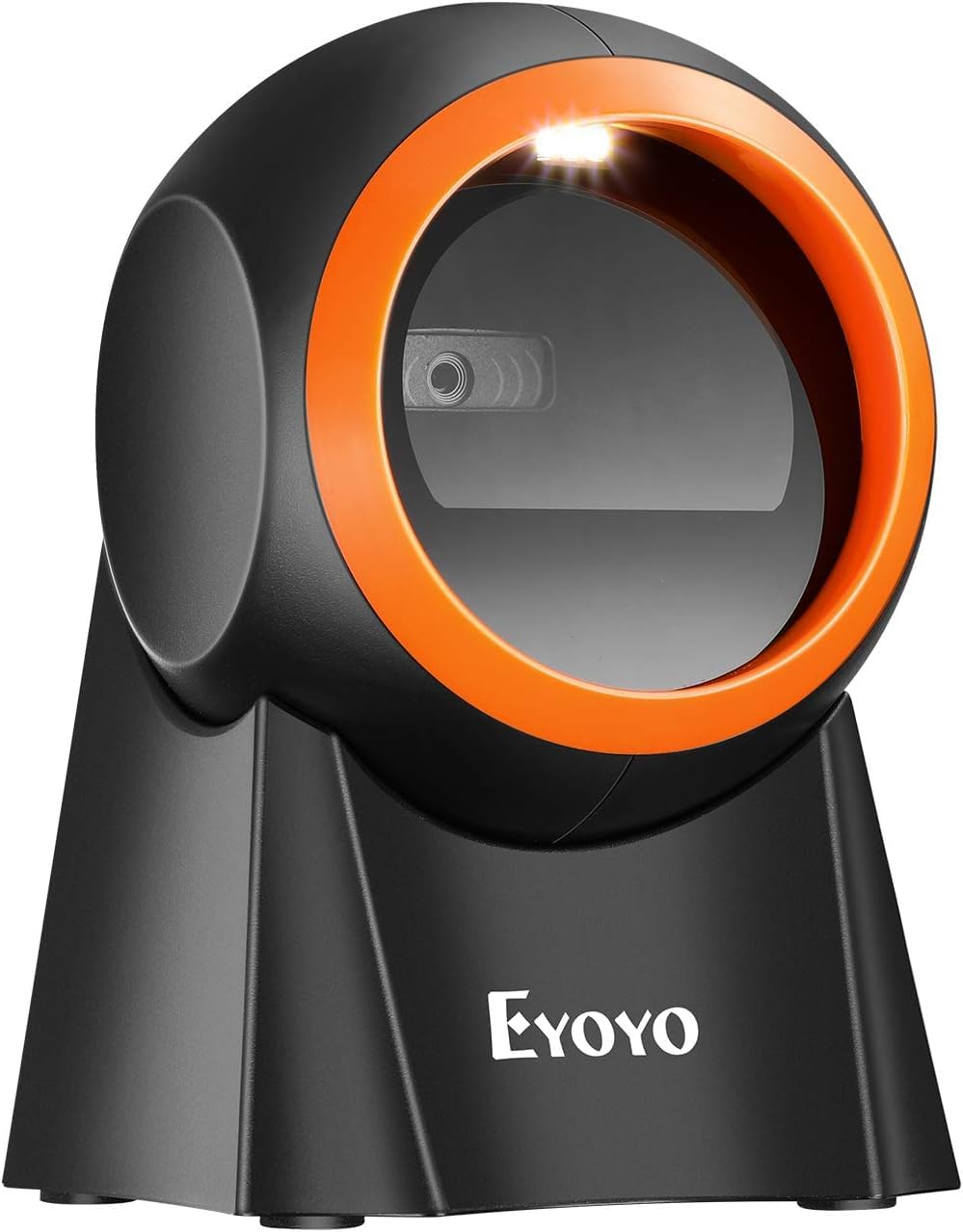 Escáner de Códigos Barras 1D/2D Manos Libres Eyoyo, Lector de Códigos Barras QR, Plataforma de escaneo de pantalla para almacén, supermercado, Tienda al por menor, Sistema de Punto de Venta de