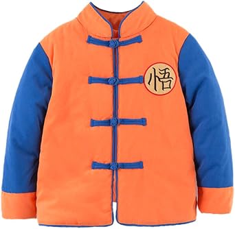 stylesilove Young Kids Baby Boys Traditional Chinese Inspired Warm Fleece Jacket Coat