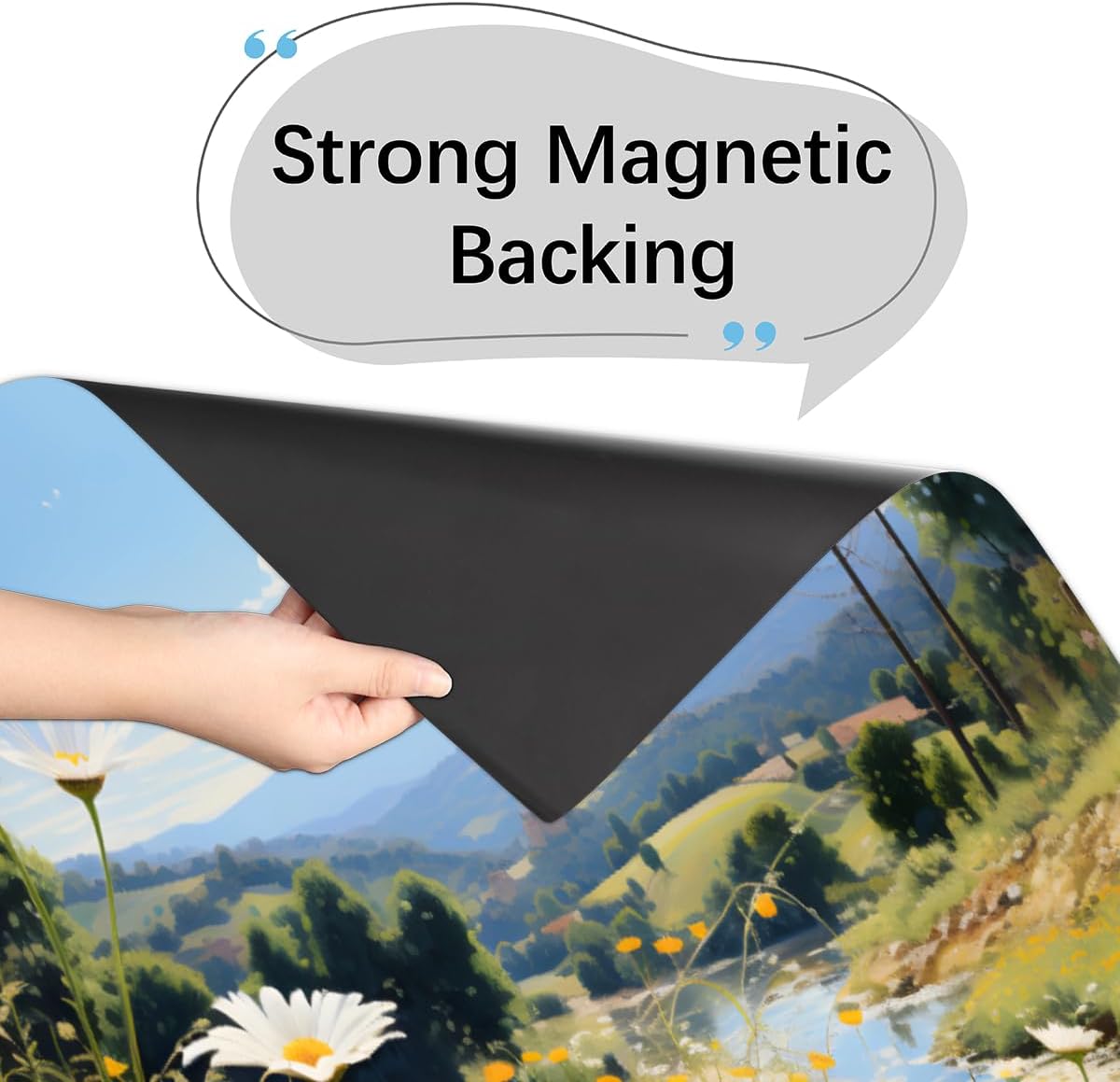 Spring Daisies Dishwasher Magnet Cover for Front Dishwasher Door Cover Panel Decals Home Cabinet Decals Kitchen Appliance Decor for Kitchen Farmhouse Home Decor, Kitchen Idea 23" x 26"