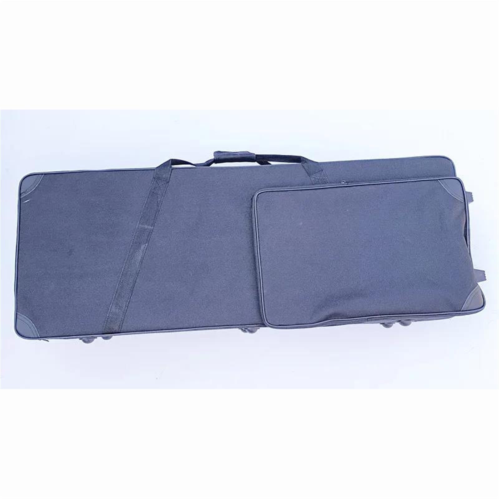 Sassofono Baritono Professionale In Tubo Di Ottone Con Superficie Unica Placcata In Nichel Nero, Strumento Sax Con Custodia