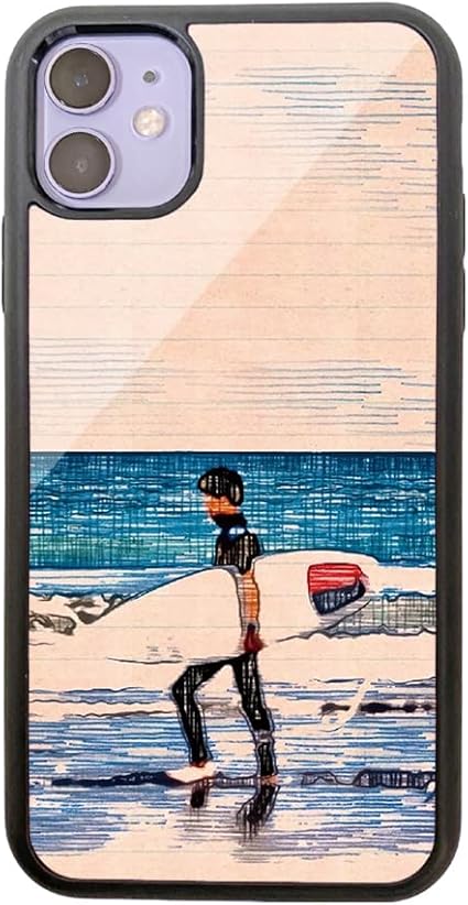 Amazon Co Jp Iphone6s 4 7 サーフィン ボード Surf 海 強化ガラス Tpu スマホケース サーフ Iphone6s ケース ハードケース デザインc B 01 Electronics