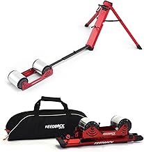 FEEDBACK SPORTS | Omnium Lightweight and Portable Bike Trainer | for 16” to 29” Wheels | Travel Bag Included