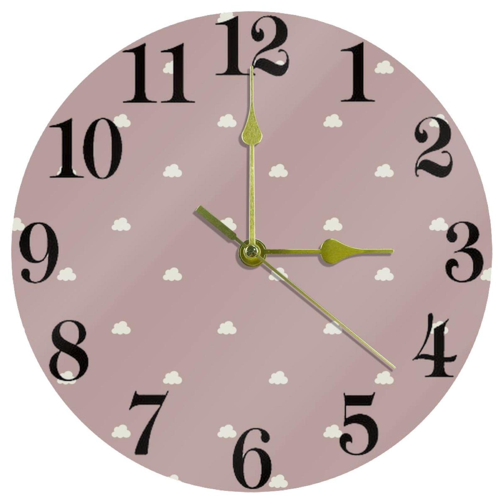 Horloge murale pour la cuisine et le bureau fonctionnant avec des piles
