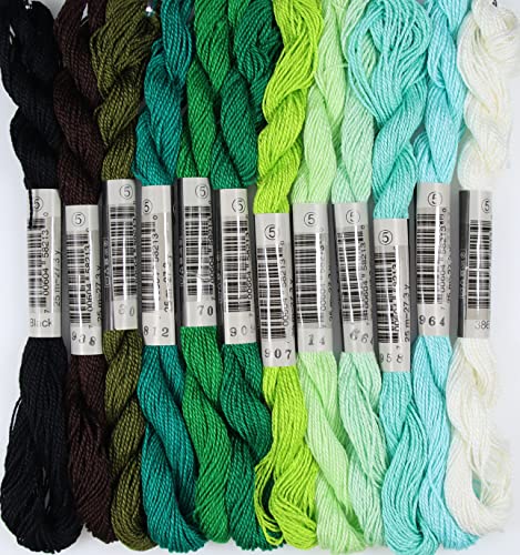 KCS 25 M/skein Mercerized Pearl Cotton crochet...