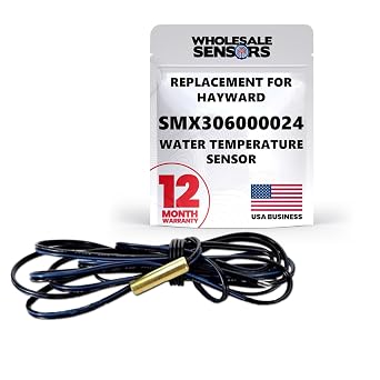 Replacement for Hayward SMX306000024 Water Temperature Sensor | , USA business, Fits HeatPro & Summit Heat Pumps, Pool & Spa Applications