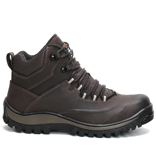 Bota Coturno Masculino Adventure Airsoft Estilo Militar Em Couro