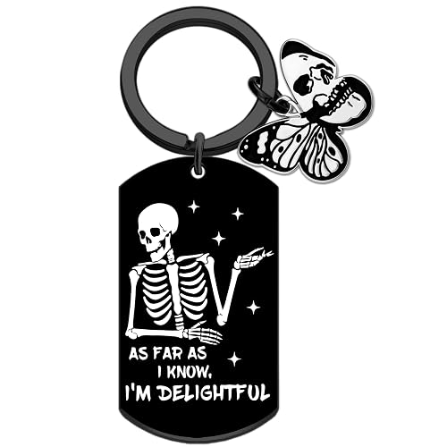 Halloween Decor Spooky Gifts for Women Gothic Stuff Keychains |