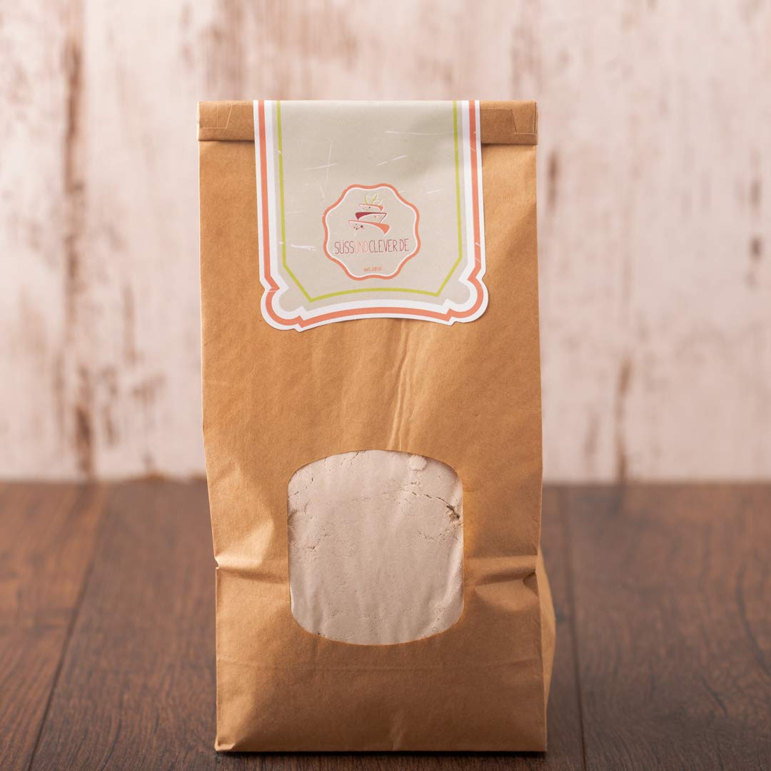 süssundclever.de® Bio Amaranthmehl | 5,0 kg (5 x 1,0 kg) | Premium Qualität | Vollkorn | plastikfrei und ökologisch-nachhaltig abgefüllt