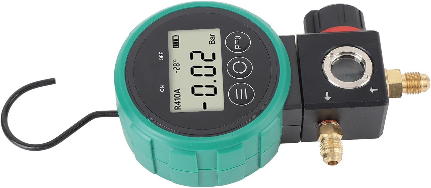 LiebeWH Digital HVAC Pressure Sensor HVAC Vacuum Tester with Hose and Adapter for Installation and Maintenance