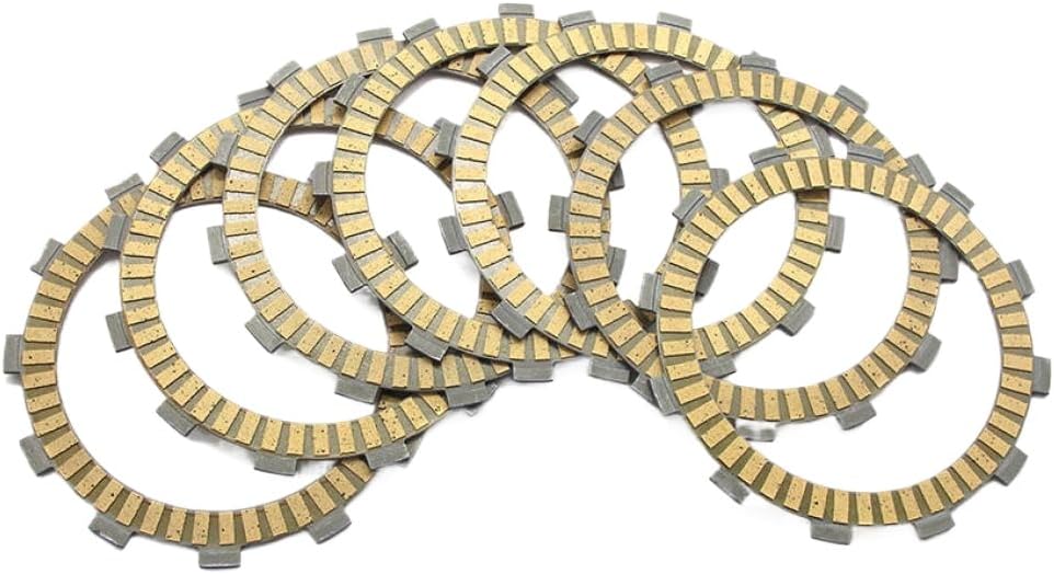 Motorcycle Clutch Friction Disc Plate Kit Compatible with XS650 1975-1979 and YZF R1 1998-2003, Replacement 341-16321-13