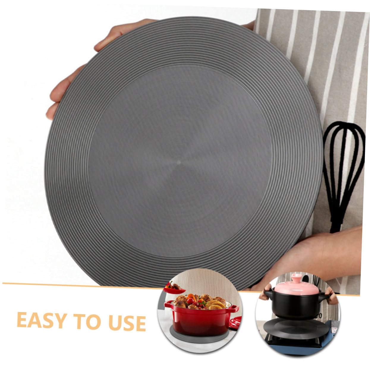 Piastra Diffusore di Calore Gas Spessa per Cucina Protezione Pentole e Distribuzione Uniforme Accessorio Versatile per Fuochi a Gas e Piani Cottura a Induzione