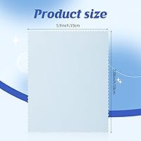 Vista 2 de Leelosp 300 piezas de paños de limpieza para gafas, paños de microfibra de colores surtidos para limpiar lentes, lentes de cámara, teléfonos