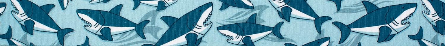 Country Brook Design - Sharks Polyester Webbing