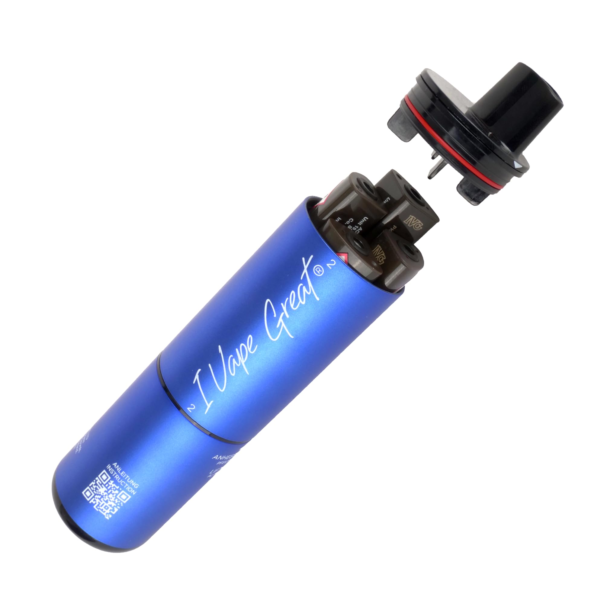 i vape great amazon IVG 2400 4-in-1 Pod System mit 1000 mAh Akku in Silber