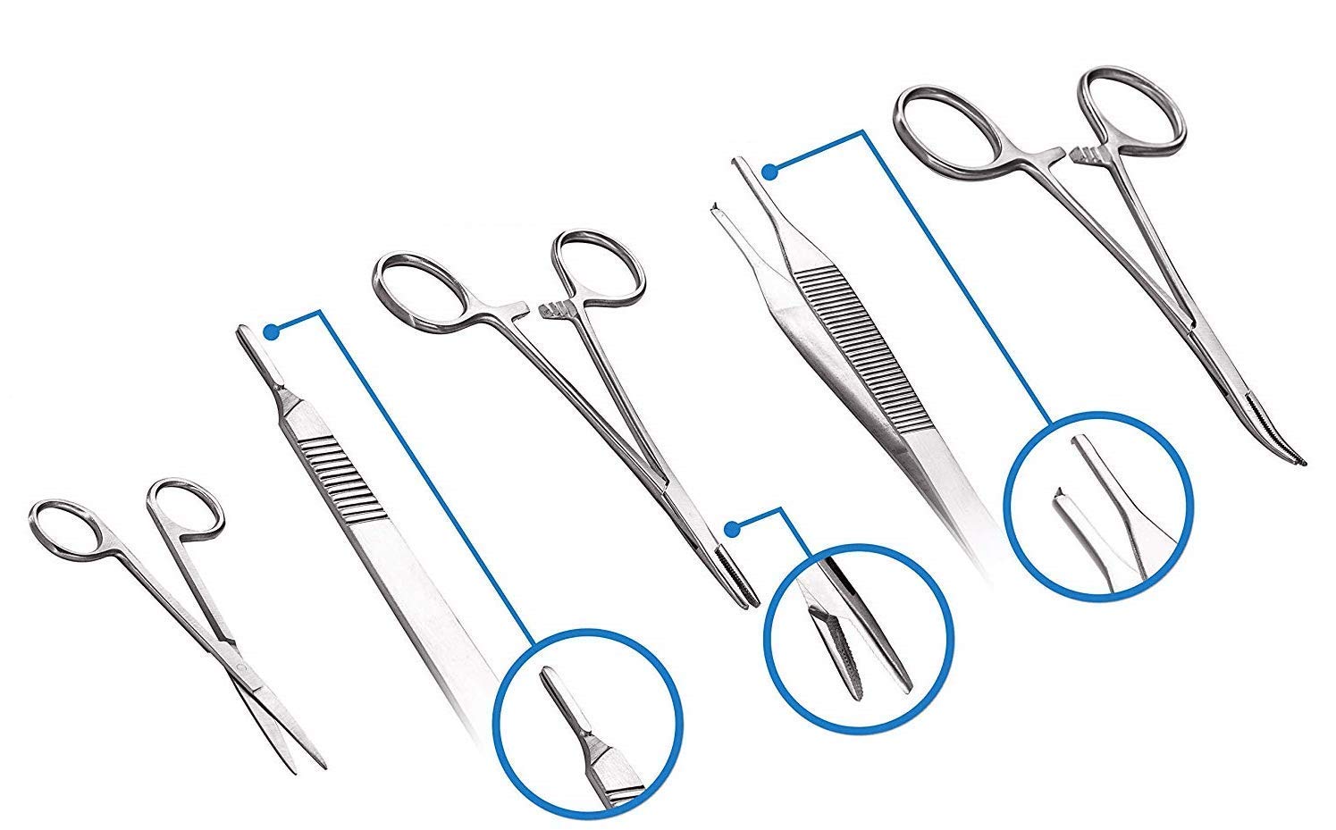 Forgesy Surgical Forceps complete suturing kit For Doctors (B09P3T466D) Amazon Price History, Amazon Price Tracker