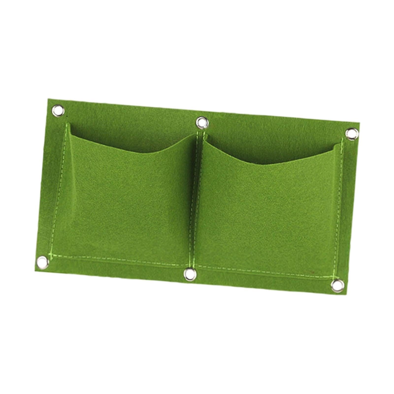 ATORSE Wall Hanging Planting Bag Utility Flower Container for Balcony Doorway Patio Green-image-27