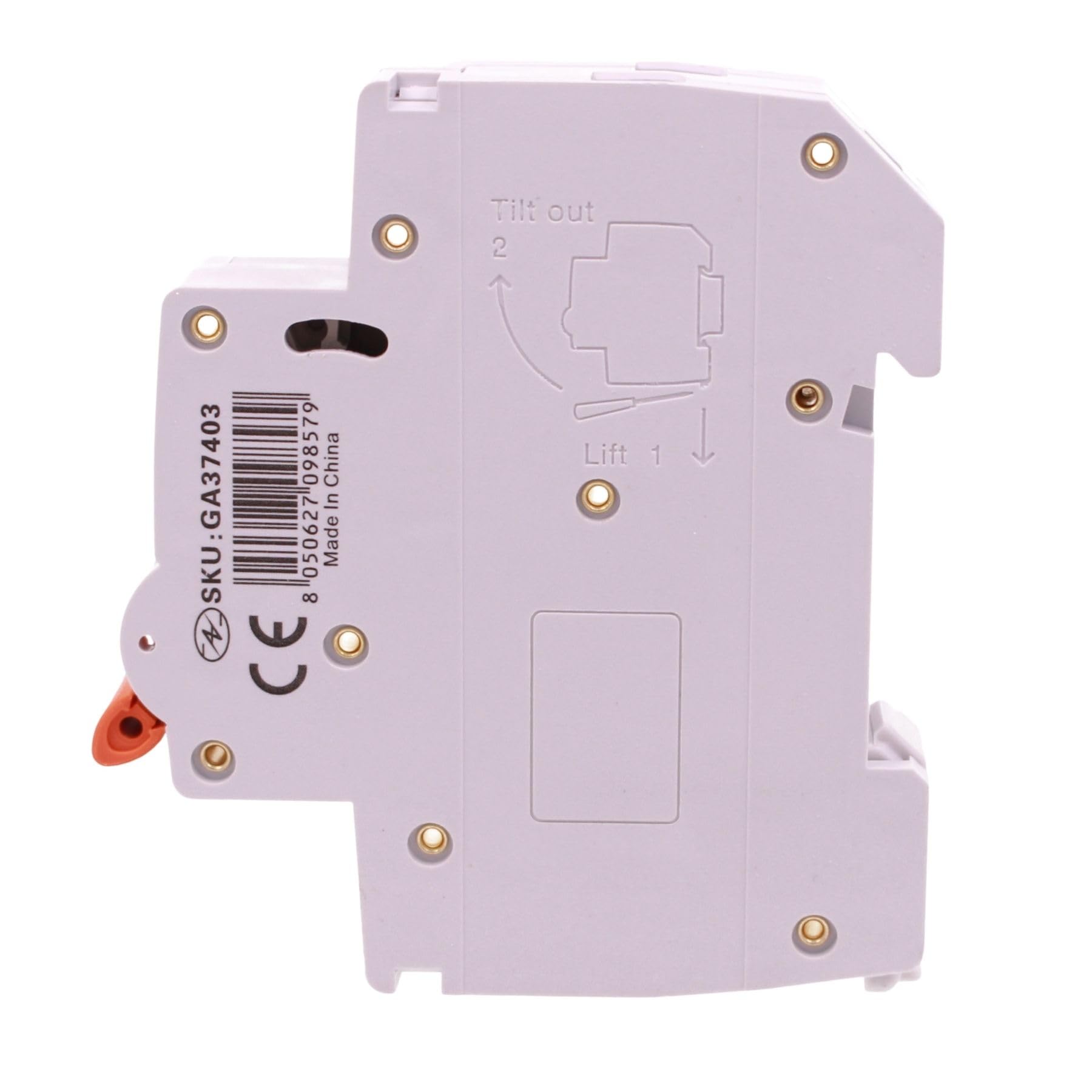 Interruttore Magnetotermico 3A C3, 1P+N 6kA Curva C, Slim Solo 1 Modulo DIN 220V AC, Certificato IEC60898-1, Serie PN8H