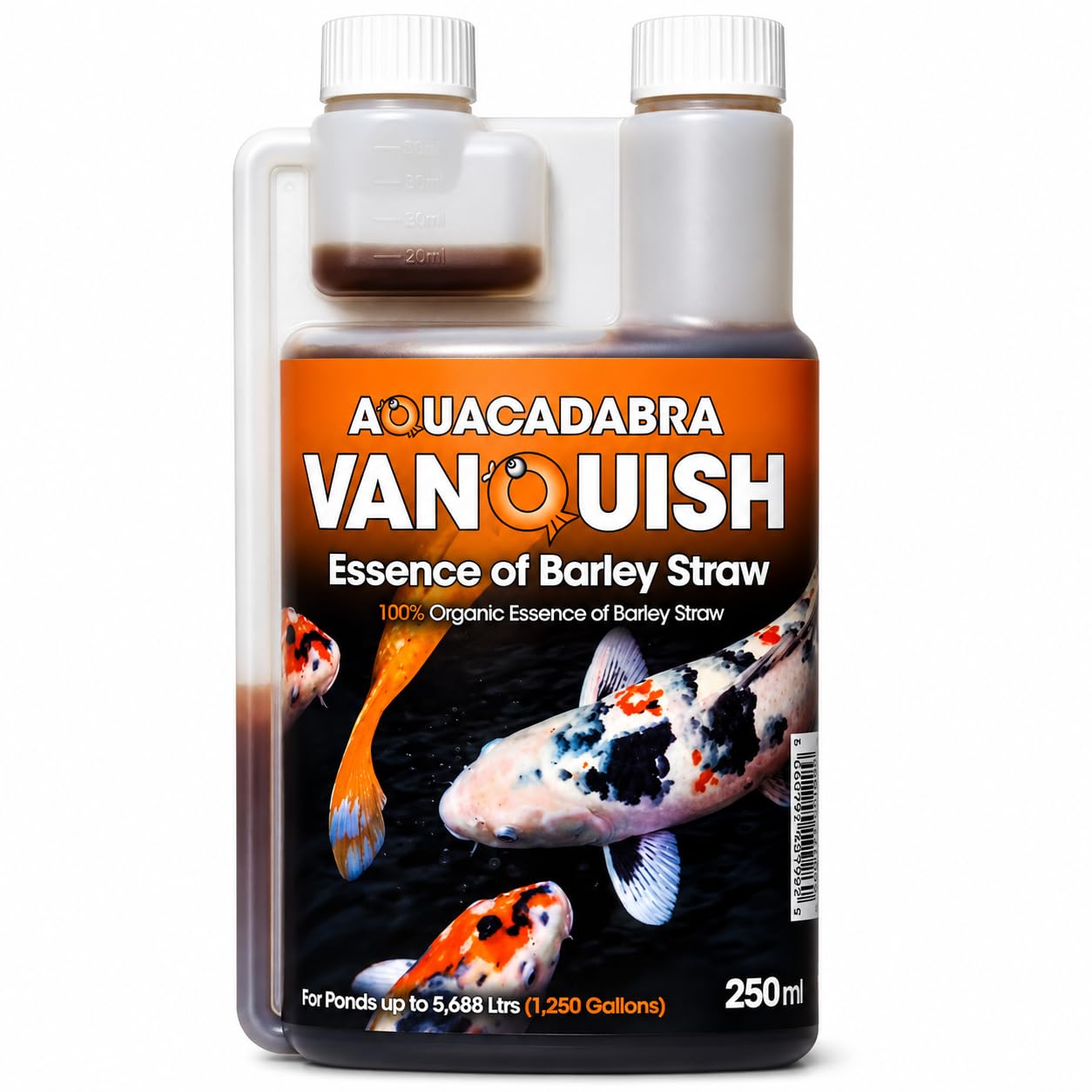 Aquacadabra Essence of Barley Straw Pond Treatment Liquid – Organic Green Water Solution, Natural Algae Control, Chemical-Free, Safe for Fish & Plants, Easy Dose Formula 250ml